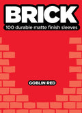 Image for BRICK - Goblin Red (100-Pack) - Card Sleeves