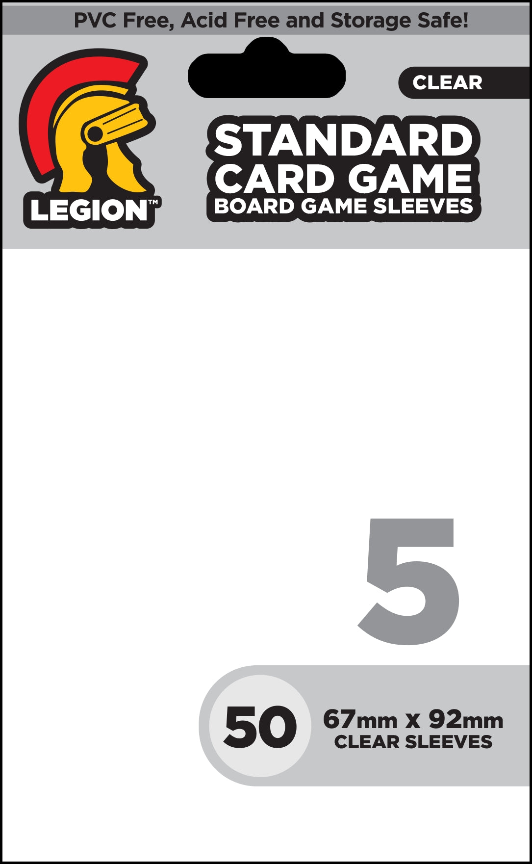 Image for Clear Board Game Sleeves - Standard Card Game (50-Pack) - Card Sleeves