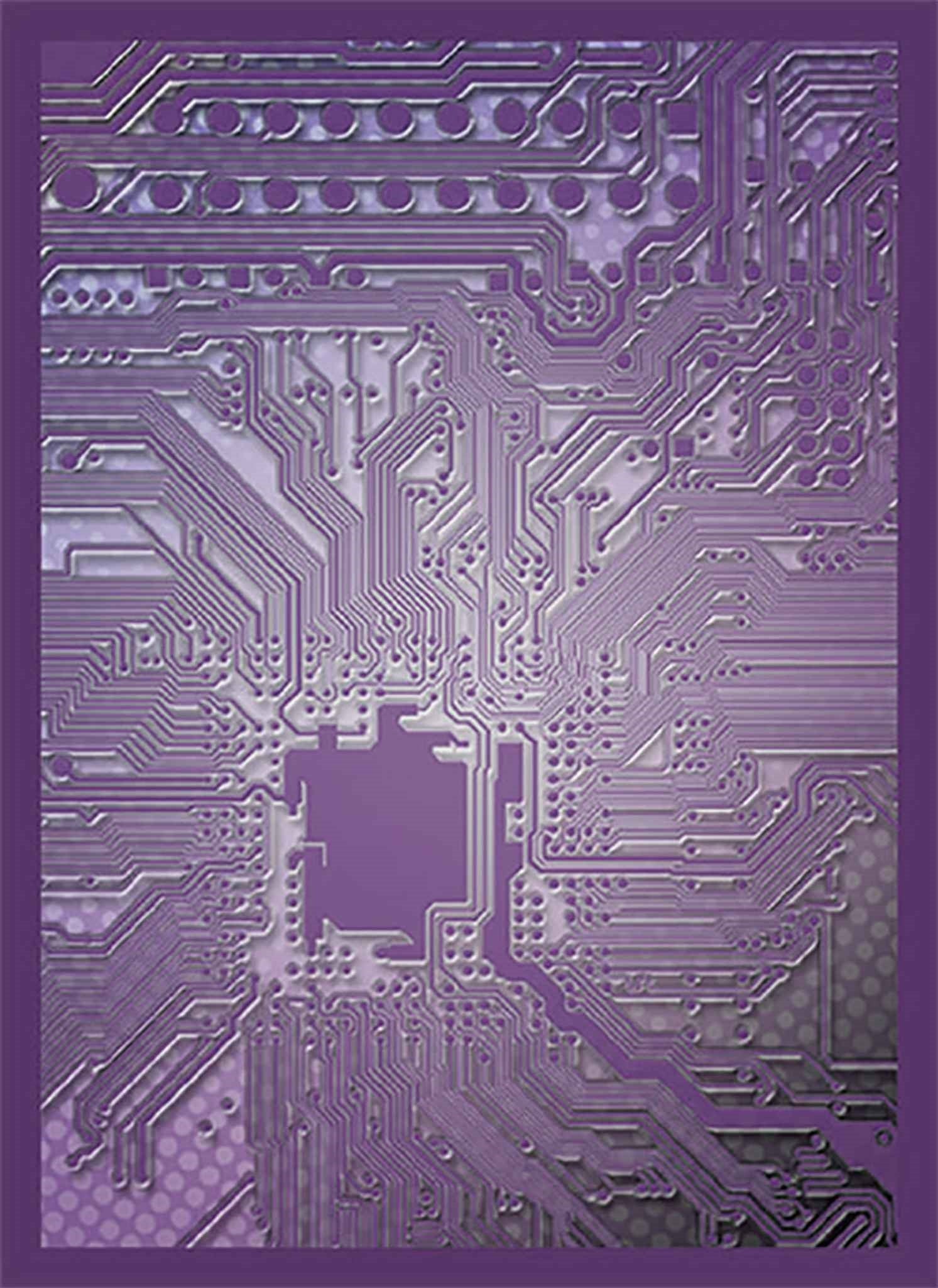 Image for Gloss Sleeve - Circuit Blue (50-Pack) - Card Sleeves