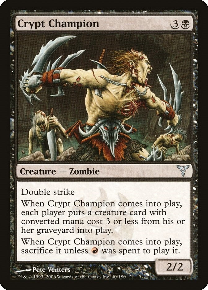 Image for Crypt Champion (40) (Dissension) - Magic: The Gathering