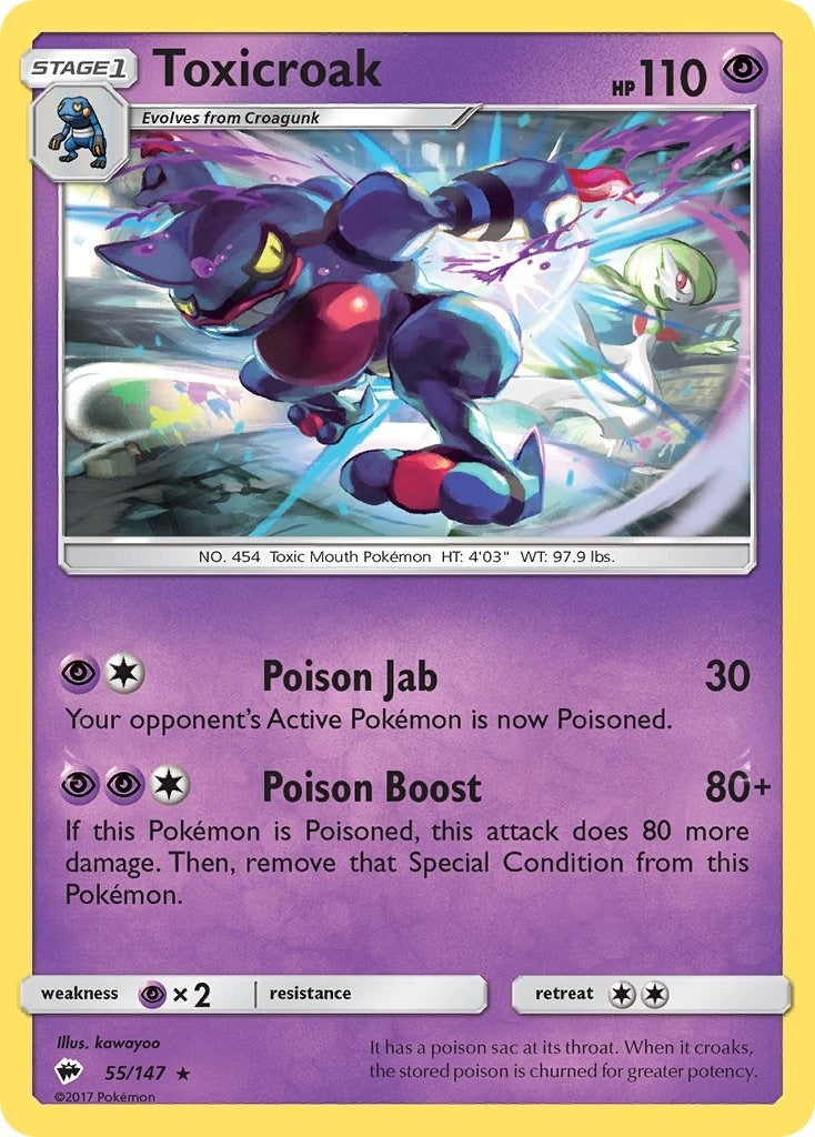 Image for Toxicroak (55/147) (SM03) - Pokemon