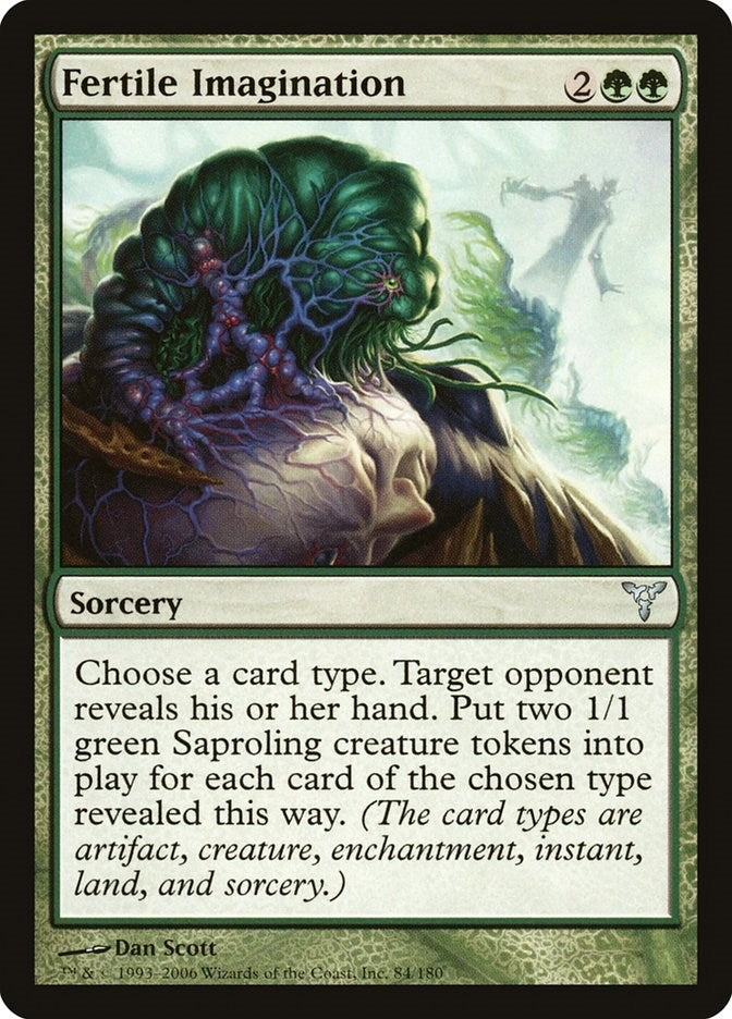 Image for Fertile Imagination (84) (Dissension) - Magic: The Gathering