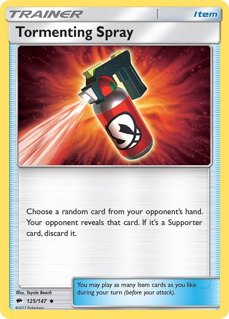 Image for Tormenting Spray (125/147) (SM03) - Pokemon