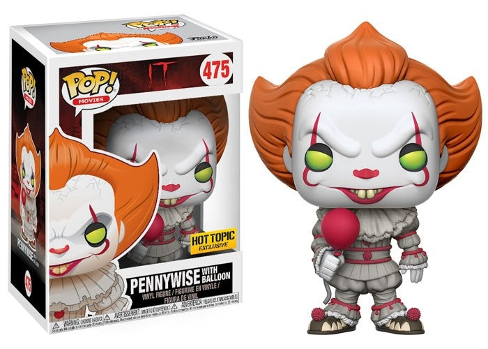 Image for It: Pennywise (with Balloon) (Hot Topic Exclusive) - Funko