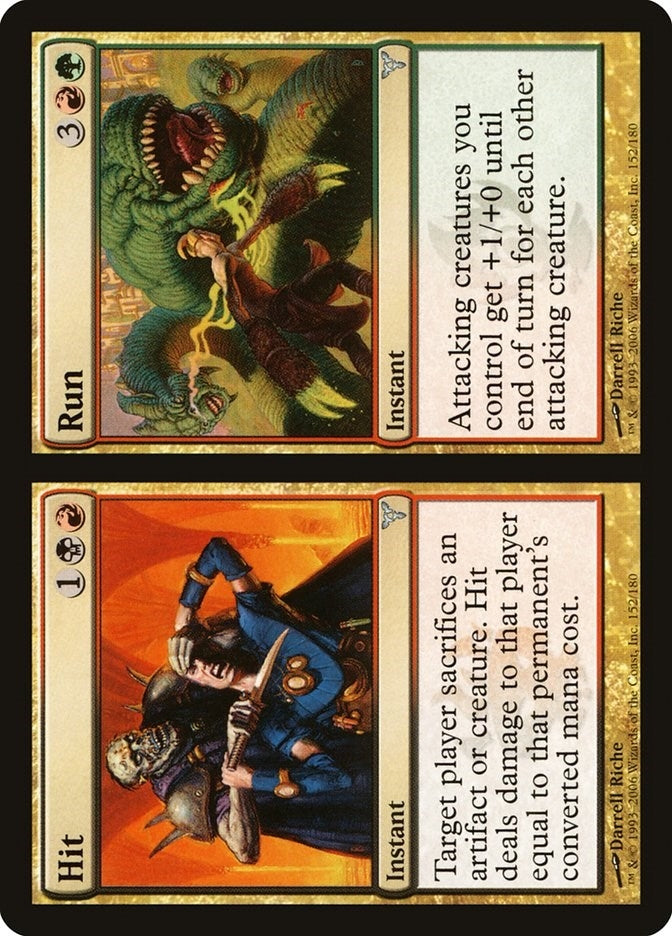 Image for Hit // Run (152) (Dissension) - Magic: The Gathering