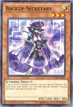 Image for Backup Secretary (COTD-EN002) (COTD) - YuGiOh
