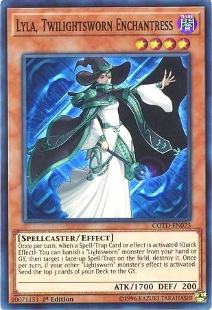 Image for Lyla, Twilightsworn Enchantress (COTD-EN025) (COTD) - YuGiOh