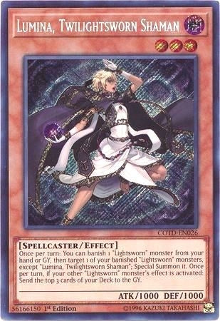 Image for Lumina, Twilightsworn Shaman (COTD-EN026) (COTD) - YuGiOh