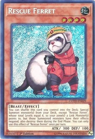 Image for Rescue Ferret (COTD-EN029) (COTD) - YuGiOh