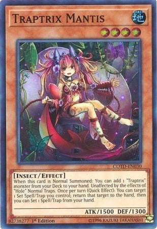 Image for Traptrix Mantis (COTD-EN030) (COTD) - YuGiOh