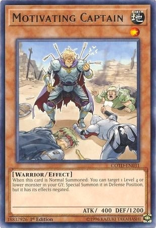Image for Motivating Captain (COTD-EN031) (COTD) - YuGiOh