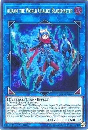 Image for Auram the World Chalice Blademaster (COTD-EN049) (COTD) - YuGiOh