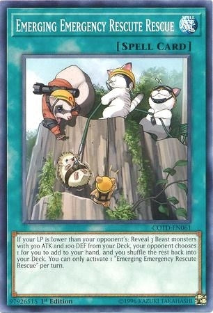 Image for Emerging Emergency Rescute Rescue (COTD-EN061) (COTD) - YuGiOh