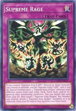 Image for Supreme Rage (COTD-EN070) (COTD) - YuGiOh