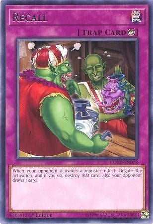Image for Recall (COTD-EN078) (COTD) - YuGiOh