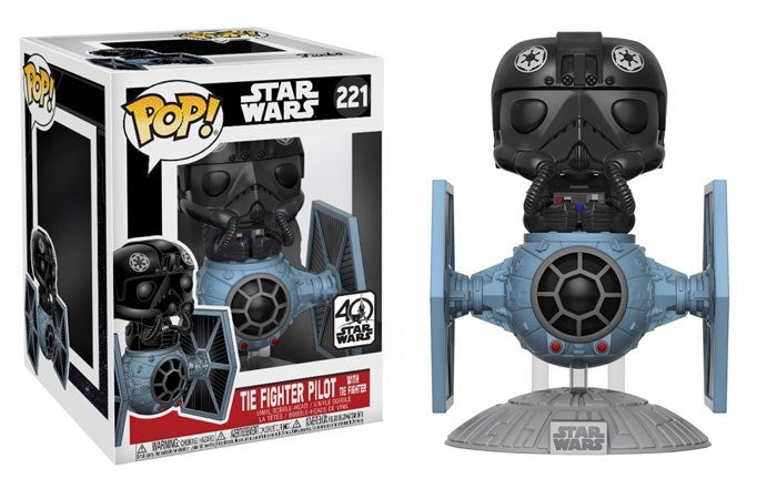 Image for Star Wars: TIE Fighter Pilot with TIE Fighter (Bobble-Head) - Funko