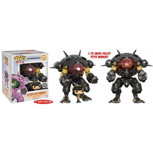 Image for Overwatch: D.VA and MEKA 2-Pack (Carbon Fiber) (Blizzard Gear Exclusive) - Funko