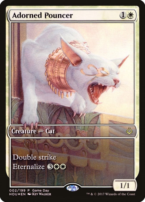 Image for Adorned Pouncer (2) (Game Day & Store Championship Promos) - Magic: The Gathering