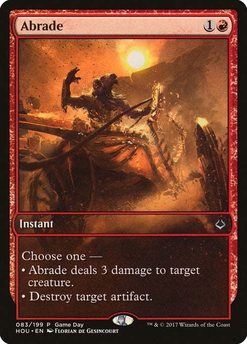 Image for Abrade (83) (Game Day & Store Championship Promos) - Magic: The Gathering