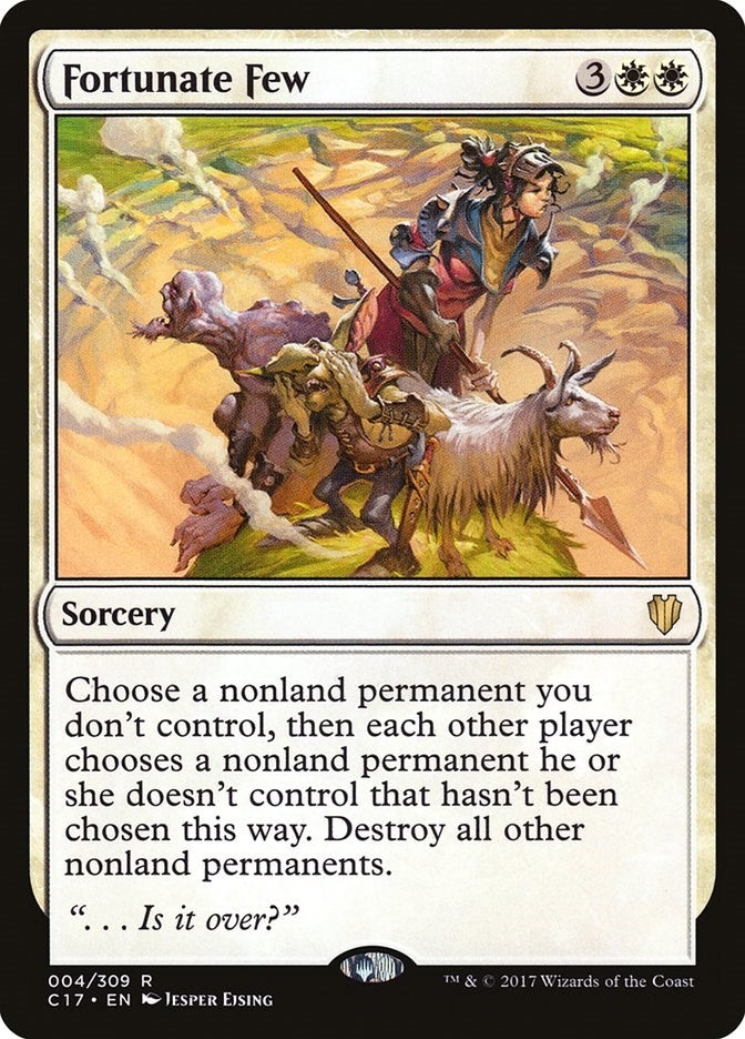 Image for Fortunate Few (4) (Commander 2017) - Magic: The Gathering