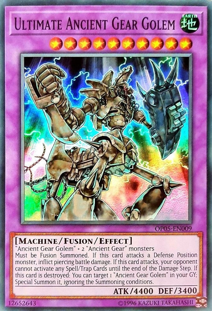 Image for Ultimate Ancient Gear Golem (OP05-EN009) (OP05) - YuGiOh