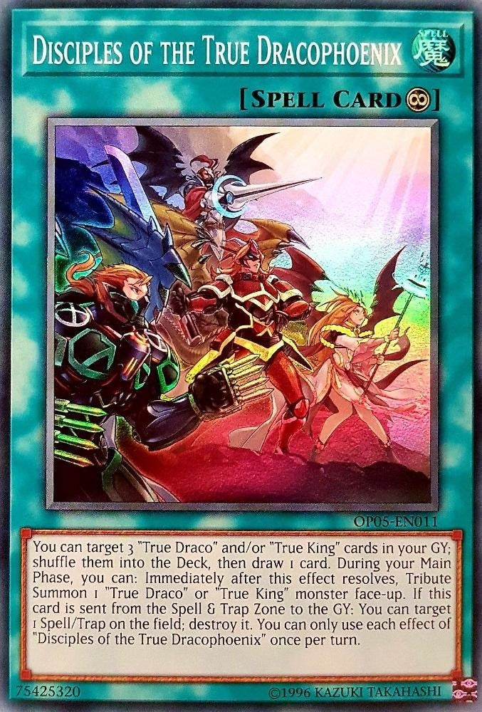 Image for Disciples of the True Dracophoenix (OP05-EN011) (OP05) - YuGiOh