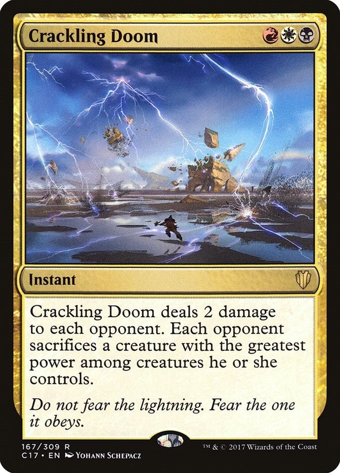Image for Crackling Doom (167) (Commander 2017) - Magic: The Gathering