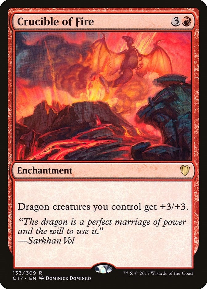Image for Crucible of Fire (133) (Commander 2017) - Magic: The Gathering