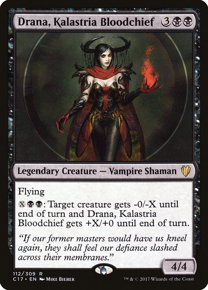 Image for Drana, Kalastria Bloodchief (112) (Commander 2017) - Magic: The Gathering