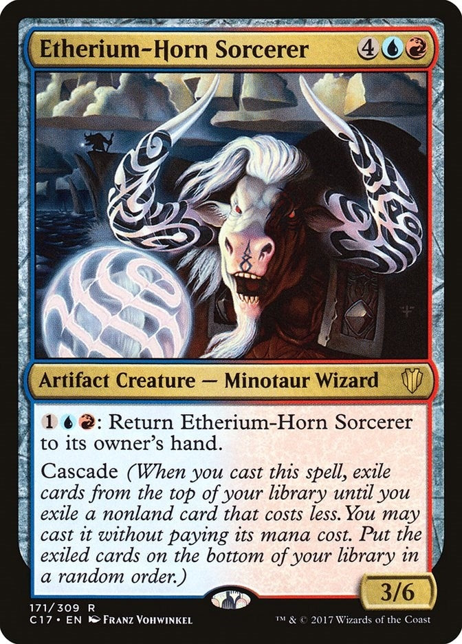 Image for Etherium-Horn Sorcerer (171) (Commander 2017) - Magic: The Gathering