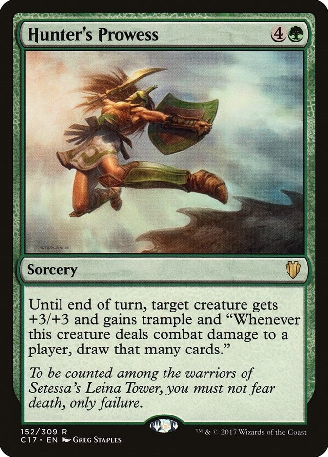 Image for Hunter's Prowess (152) (Commander 2017) - Magic: The Gathering