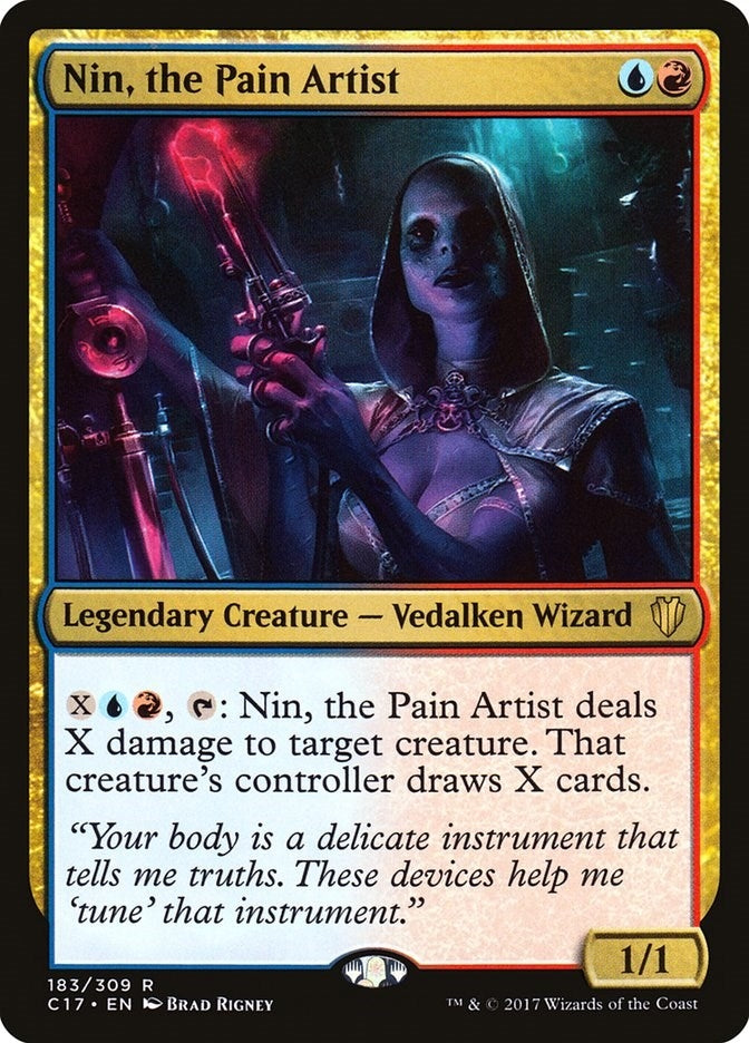 Image for Nin, the Pain Artist (183) (Commander 2017) - Magic: The Gathering