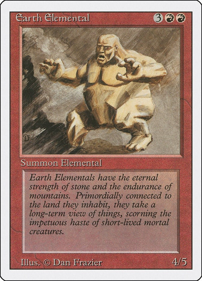 Image for Earth Elemental (Revised Edition) - Magic: The Gathering