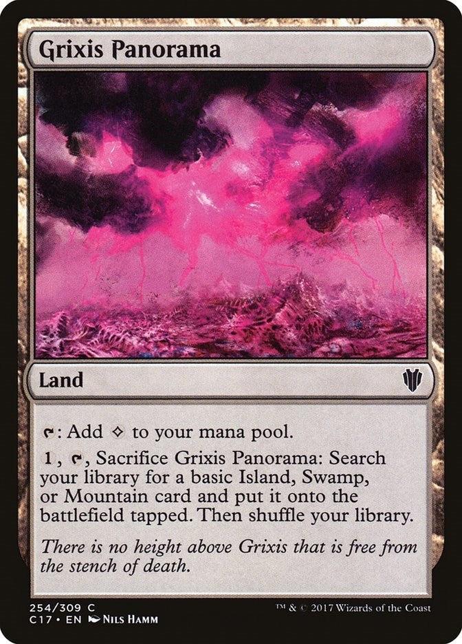 Image for Grixis Panorama (254) (Commander 2017) - Magic: The Gathering