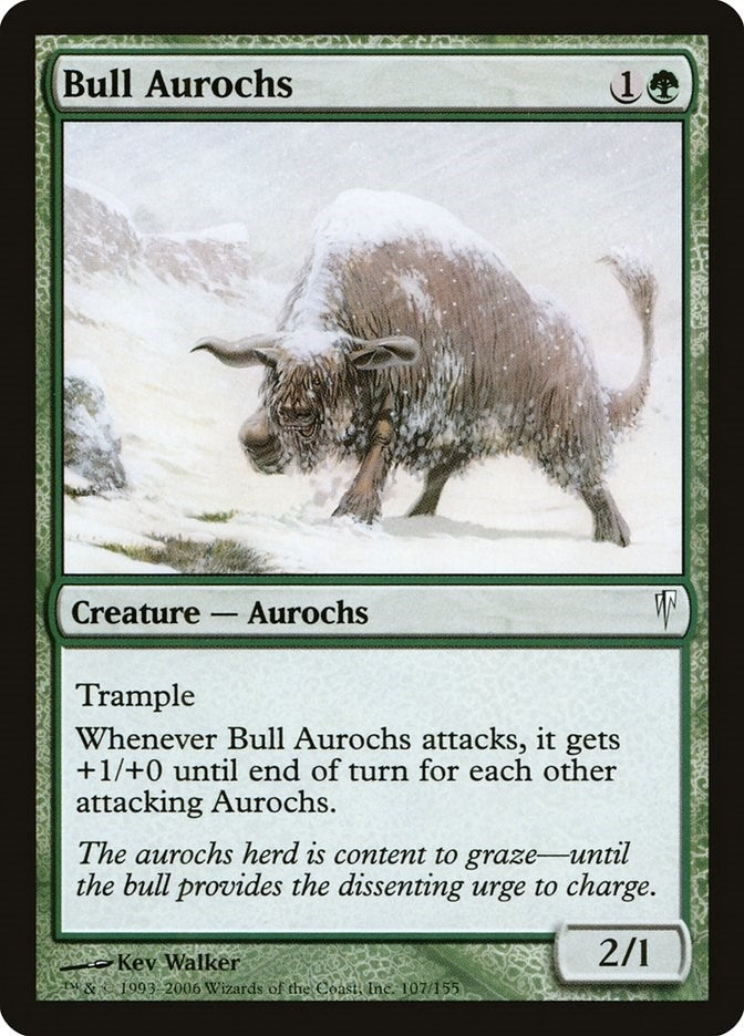 Image for Bull Aurochs (107) (Coldsnap) - Magic: The Gathering