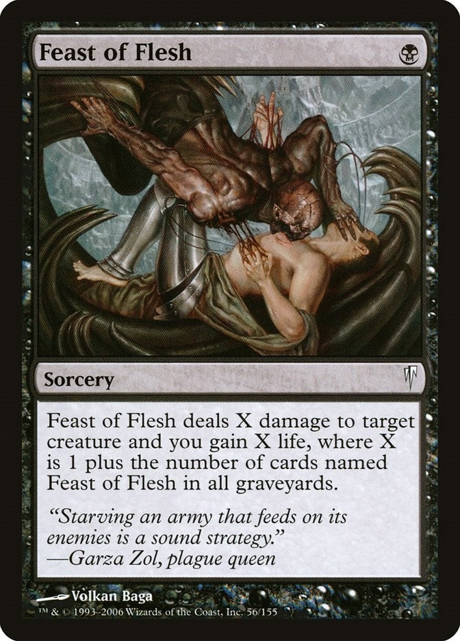 Image for Feast of Flesh (56) (Coldsnap) - Magic: The Gathering