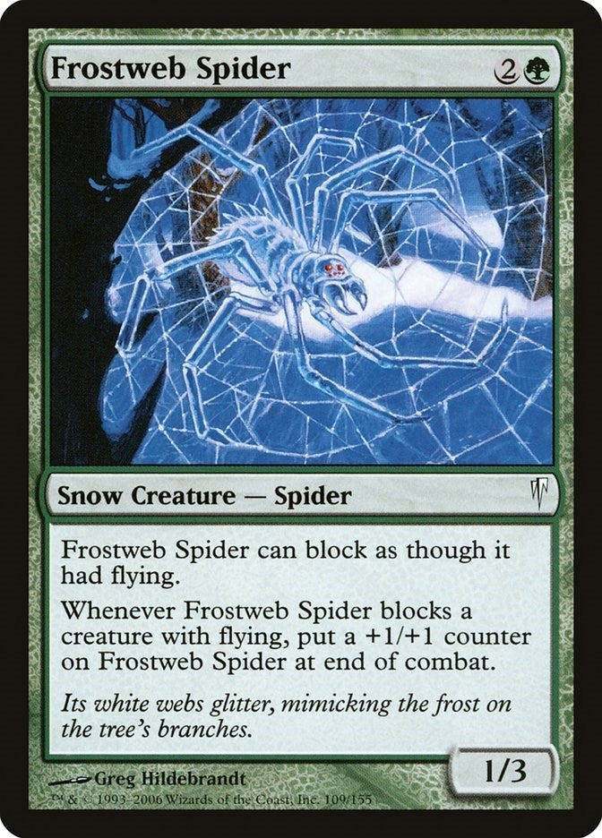 Image for Frostweb Spider (109) (Coldsnap) - Magic: The Gathering