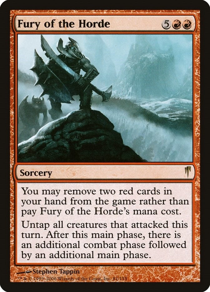 Image for Fury of the Horde (81) (Coldsnap) - Magic: The Gathering