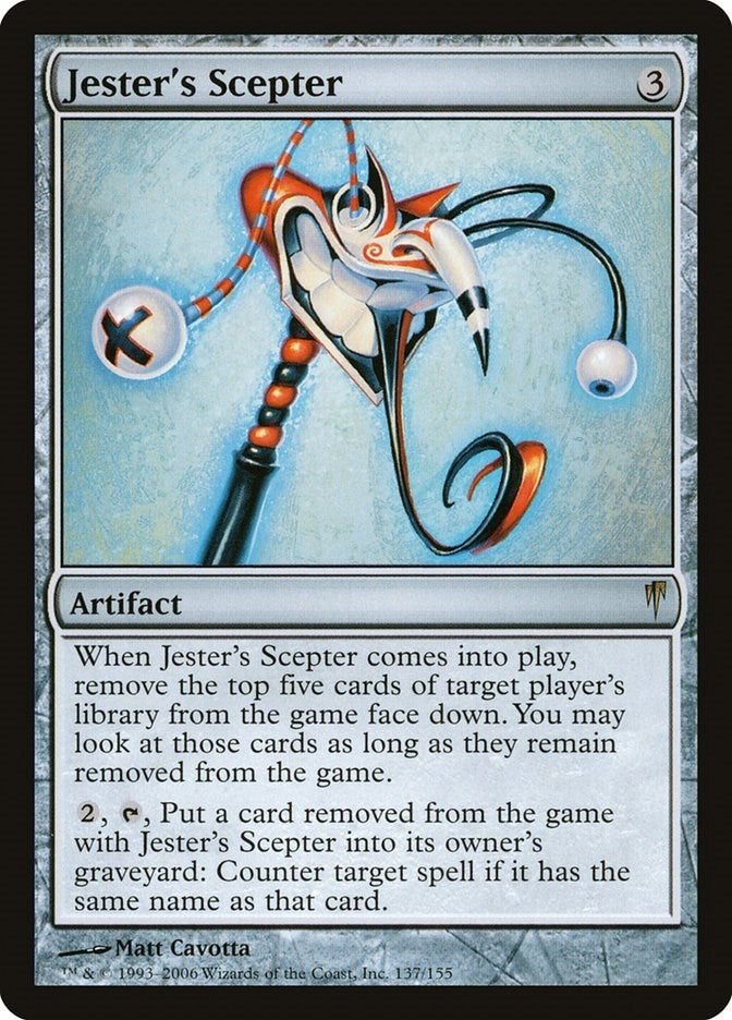 Image for Jester's Scepter (137) (Coldsnap) - Magic: The Gathering