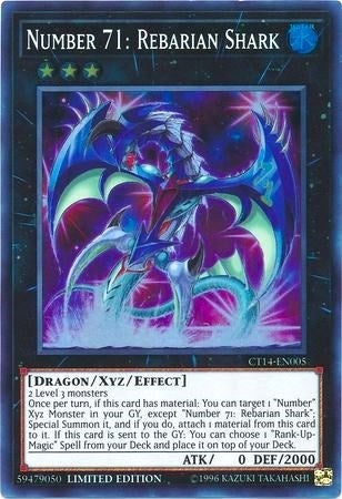Image for Number 71: Rebarian Shark (CT14-EN005) (CT14) - YuGiOh