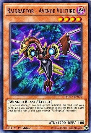 Image for Raidraptor - Avenge Vulture (MP17-EN006) (MP17) - YuGiOh