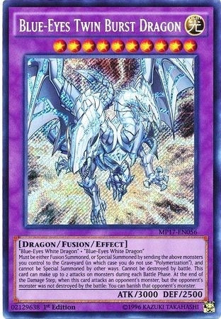 Image for Blue-Eyes Twin Burst Dragon (MP17-EN056) (MP17) - YuGiOh