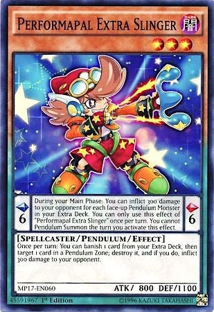 Image for Performapal Extra Slinger (MP17-EN060) (MP17) - YuGiOh