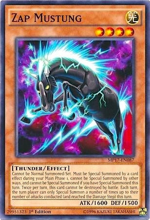 Image for Zap Mustung (MP17-EN087) (MP17) - YuGiOh