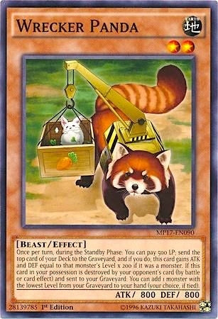 Image for Wrecker Panda (MP17-EN090) (MP17) - YuGiOh