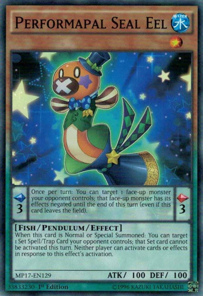 Image for Performapal Seal Eel (MP17-EN129) (MP17) - YuGiOh