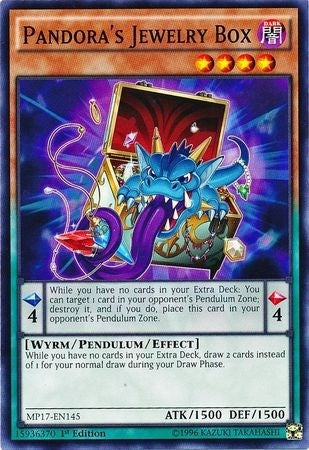 Image for Pandora's Jewelry Box (MP17-EN145) (MP17) - YuGiOh