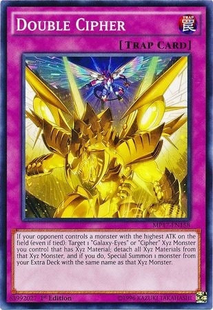 Image for Double Cipher (MP17-EN158) (MP17) - YuGiOh