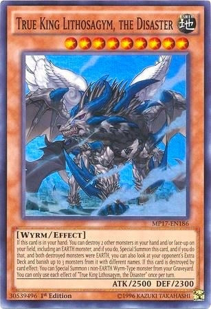 Image for True King Lithosagym, the Disaster (MP17-EN186) (MP17) - YuGiOh