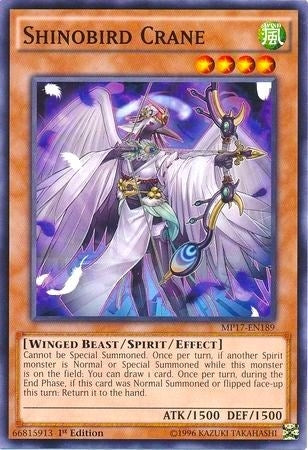 Image for Shinobird Crane (MP17-EN189) (MP17) - YuGiOh
